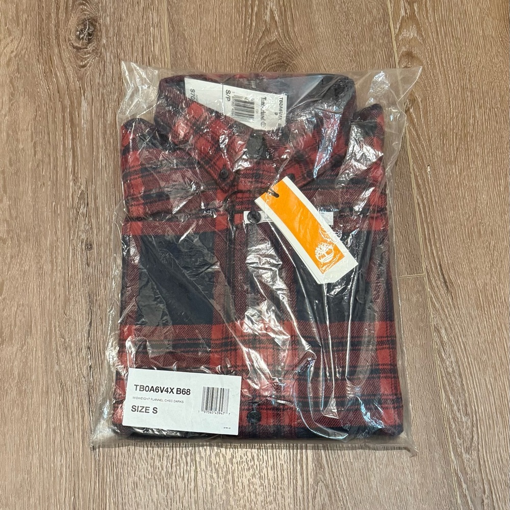 Men’s Timberland Midweight Flannel Check Shirt